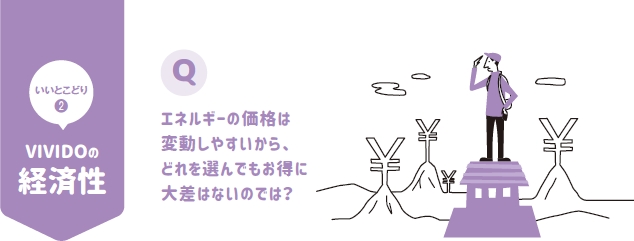 VIVIDOの経済性