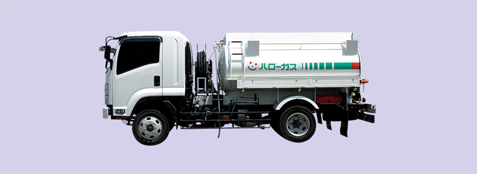 灯油ローリー車